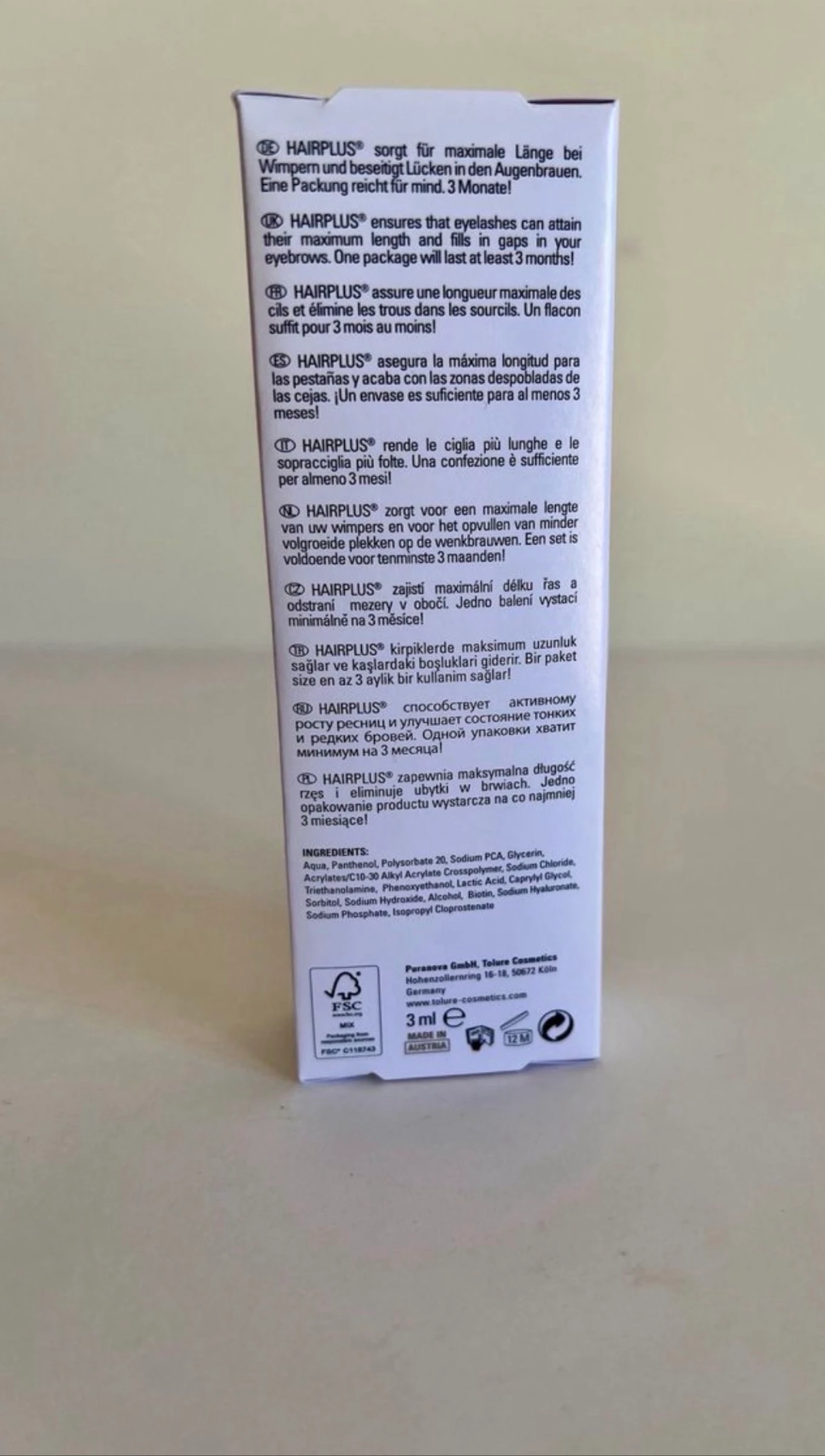 TOLURE COSMETICS HairPlus Eyelash/Eyebrow Serum – photo 3